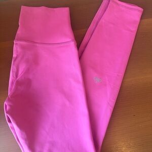 ALO Yoga Pink High-Waisted Leggings